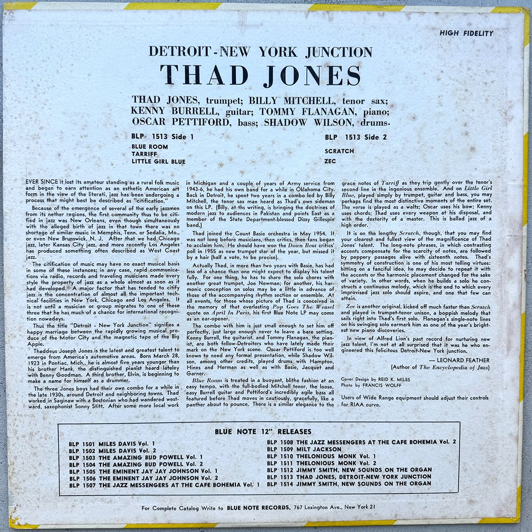 1513/ THAD JONES - Detroit-New York Junction