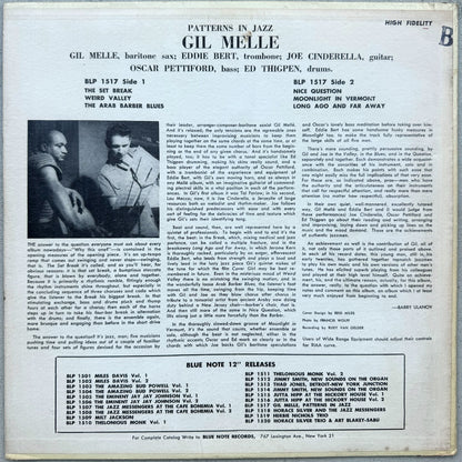 1517/ GIL MELLE - Patterns in Jazz
