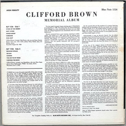 1528/ CLIFFORD BROWN - Memorial Album