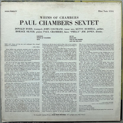 1534/ PAUL CHAMBERS - Whims of Chambers