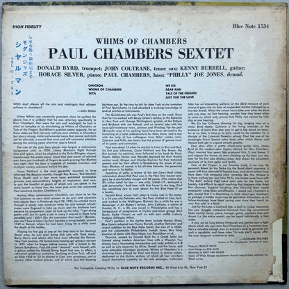1534/ PAUL CHAMBERS - Whims of Chambers