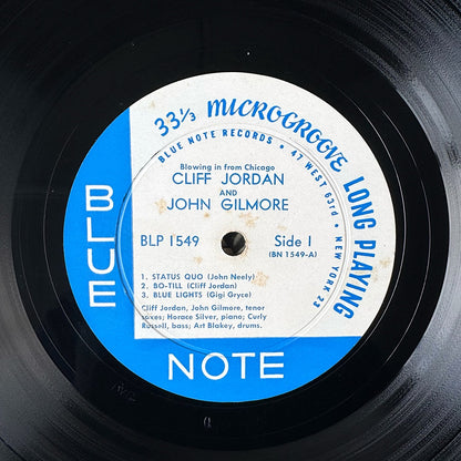 1549/ CLIFFORD JORDAN - Blowing from Chicago