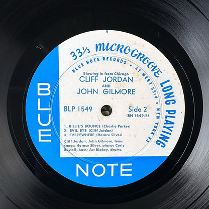 1549/ CLIFFORD JORDAN - Blowing from Chicago
