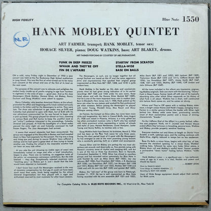 1550/ HANK MOBLEY - Quintet