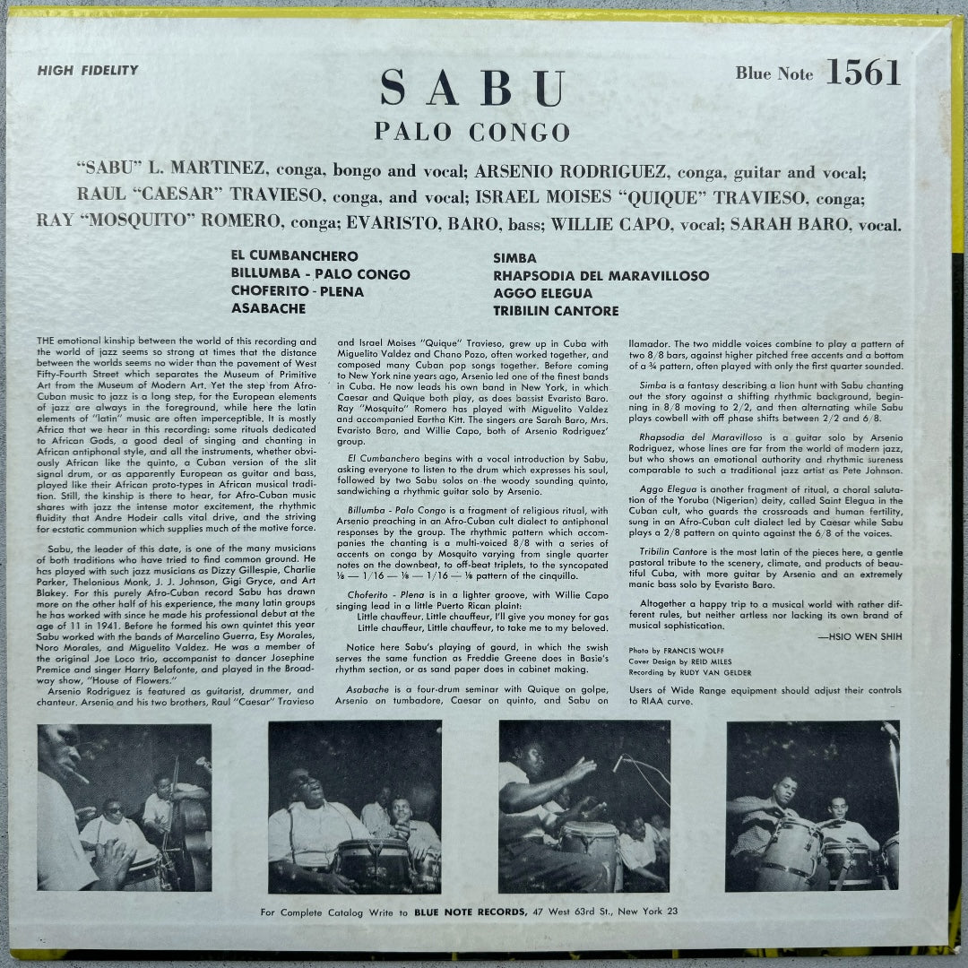 1561/ SABU - Palo Congo