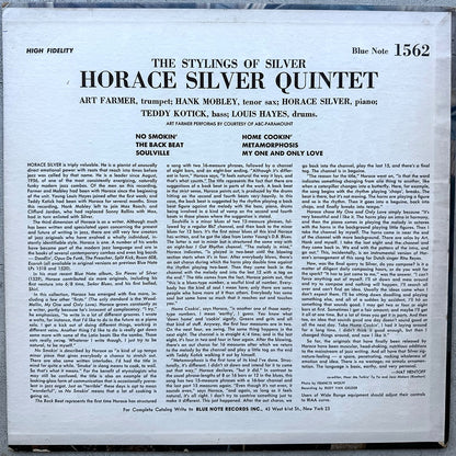 1562/ HORACE SILVER - The Stylings of Silver