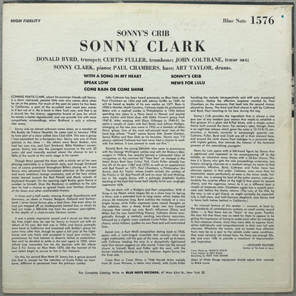 1576/ SONNY CLARK - Sonny's Crib