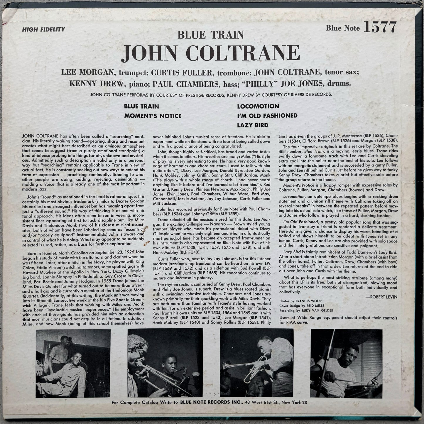 1577/ JOHN COLTRANE - Blue Train