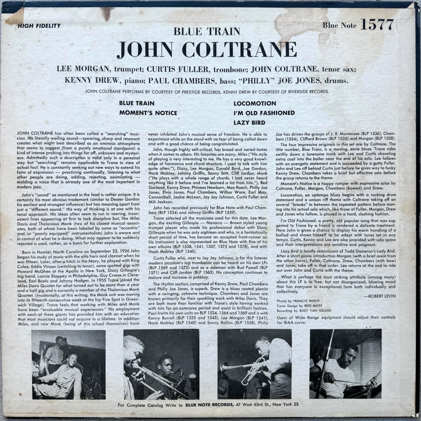 1577/ JOHN COLTRANE - Blue Train