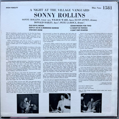 1581/ SONNY ROLLINS - A Night at the Village Vanguard