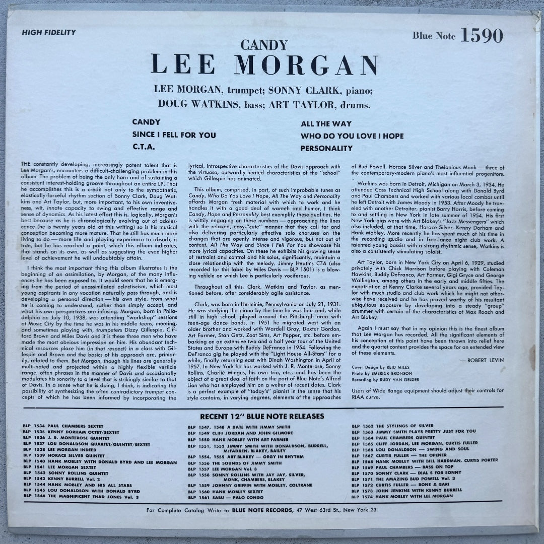 1590/ LEE MORGAN - Candy