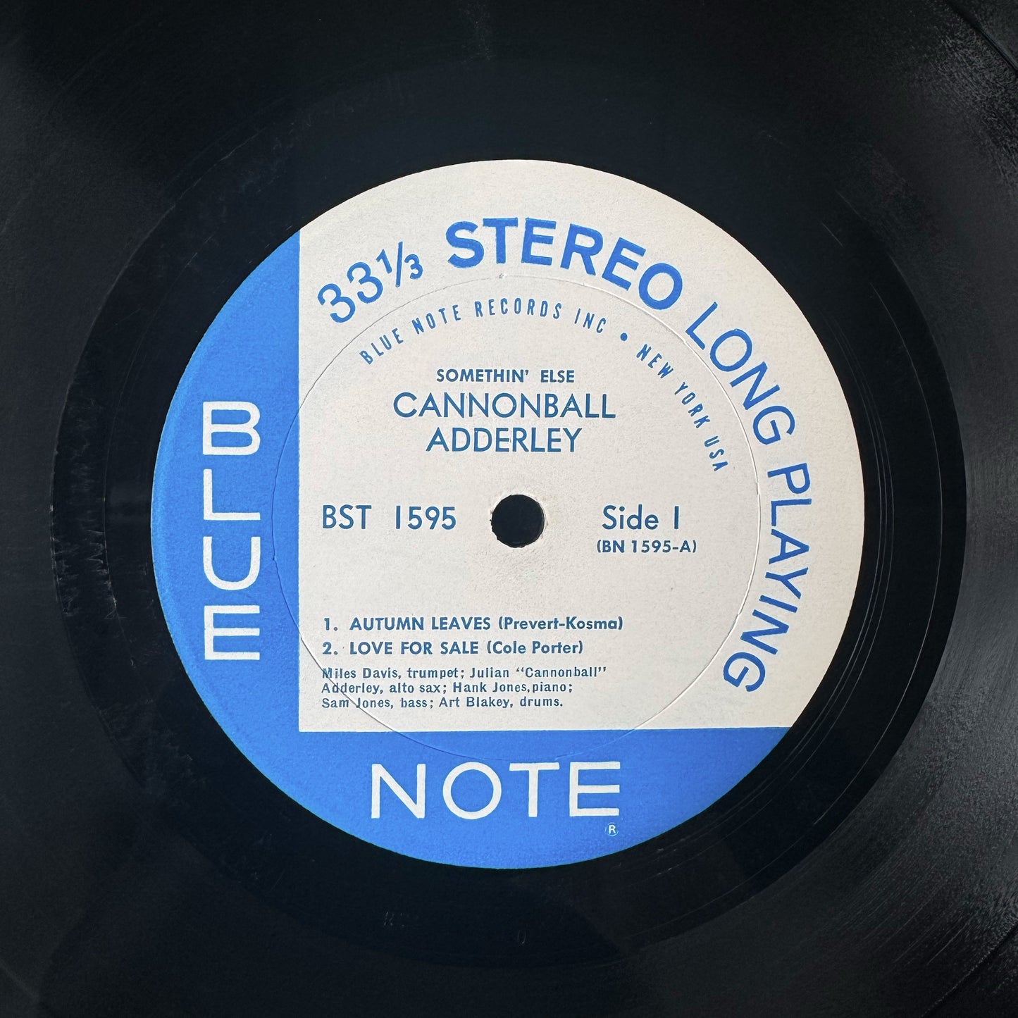 1598/ CANNONBALL ADDERLEY - Somethin' Else