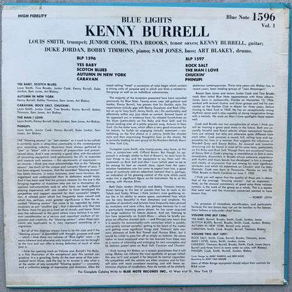 1596/ KENNY BURRELL - Blue Lights Vol. 1