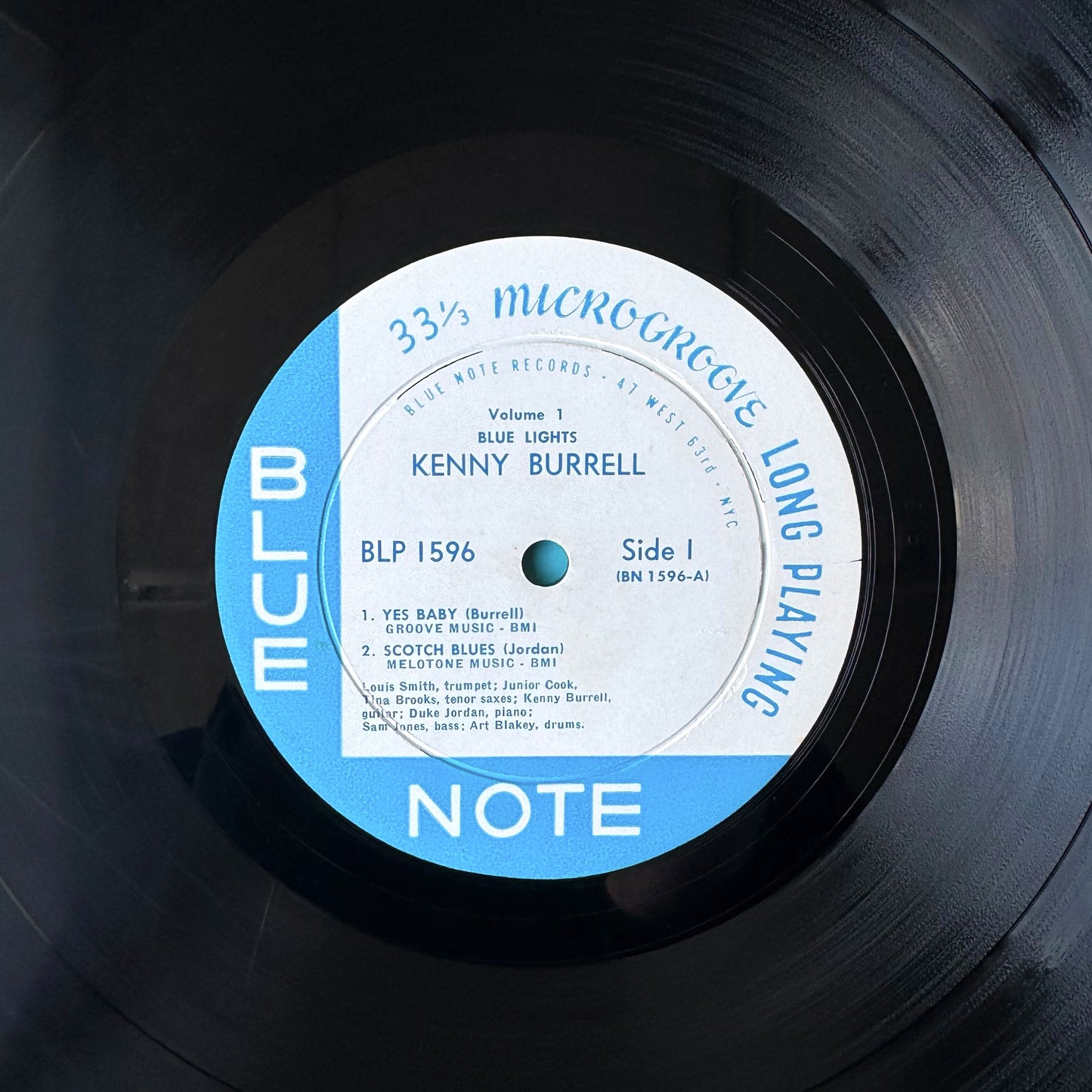 1596/ KENNY BURRELL - Blue Lights Vol. 1