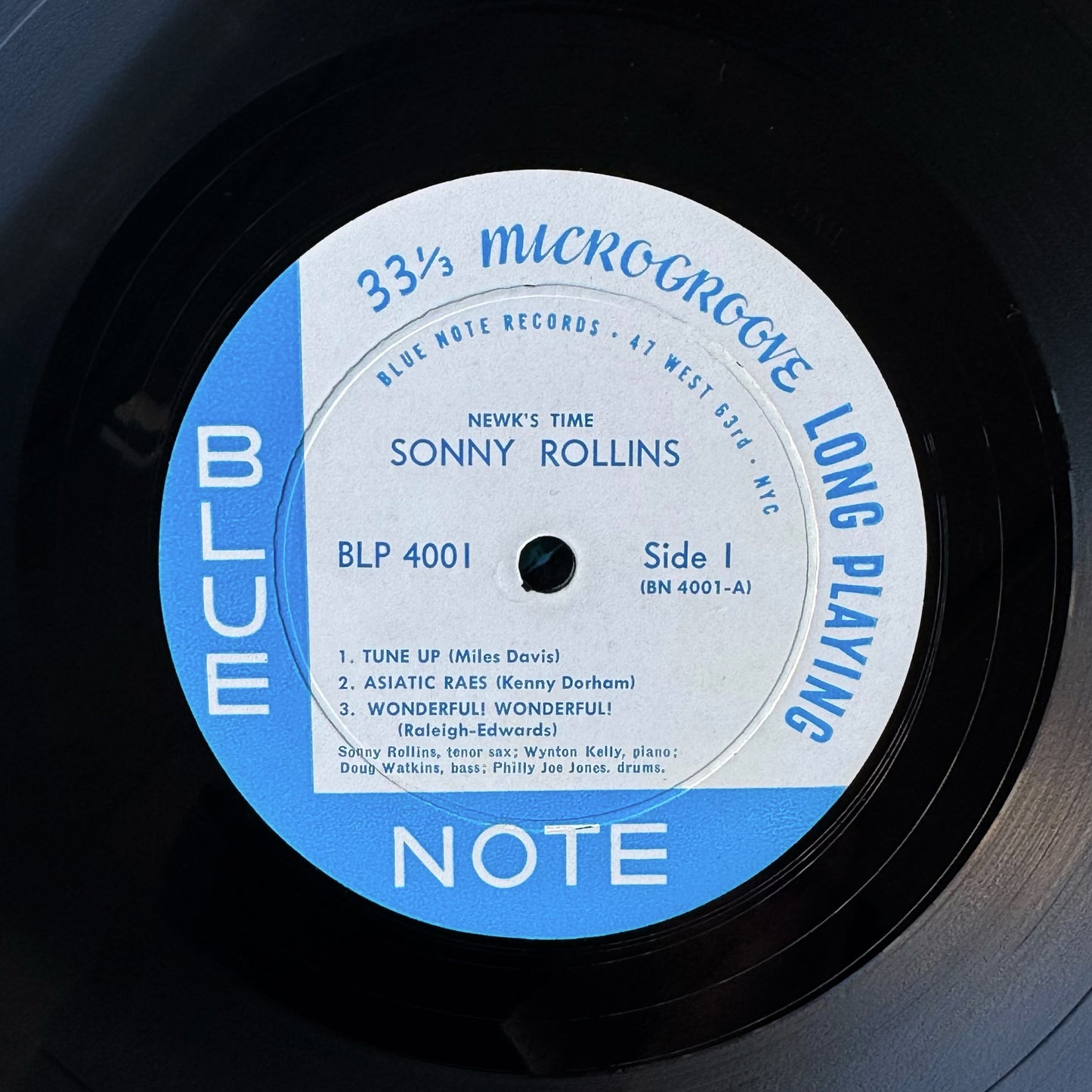4001/ SONNY ROLLINS - Newk's Time