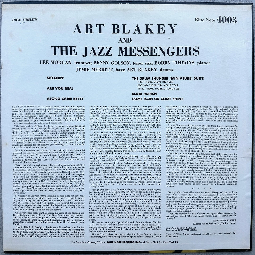 4003/ ART BLAKEY - Moanin'