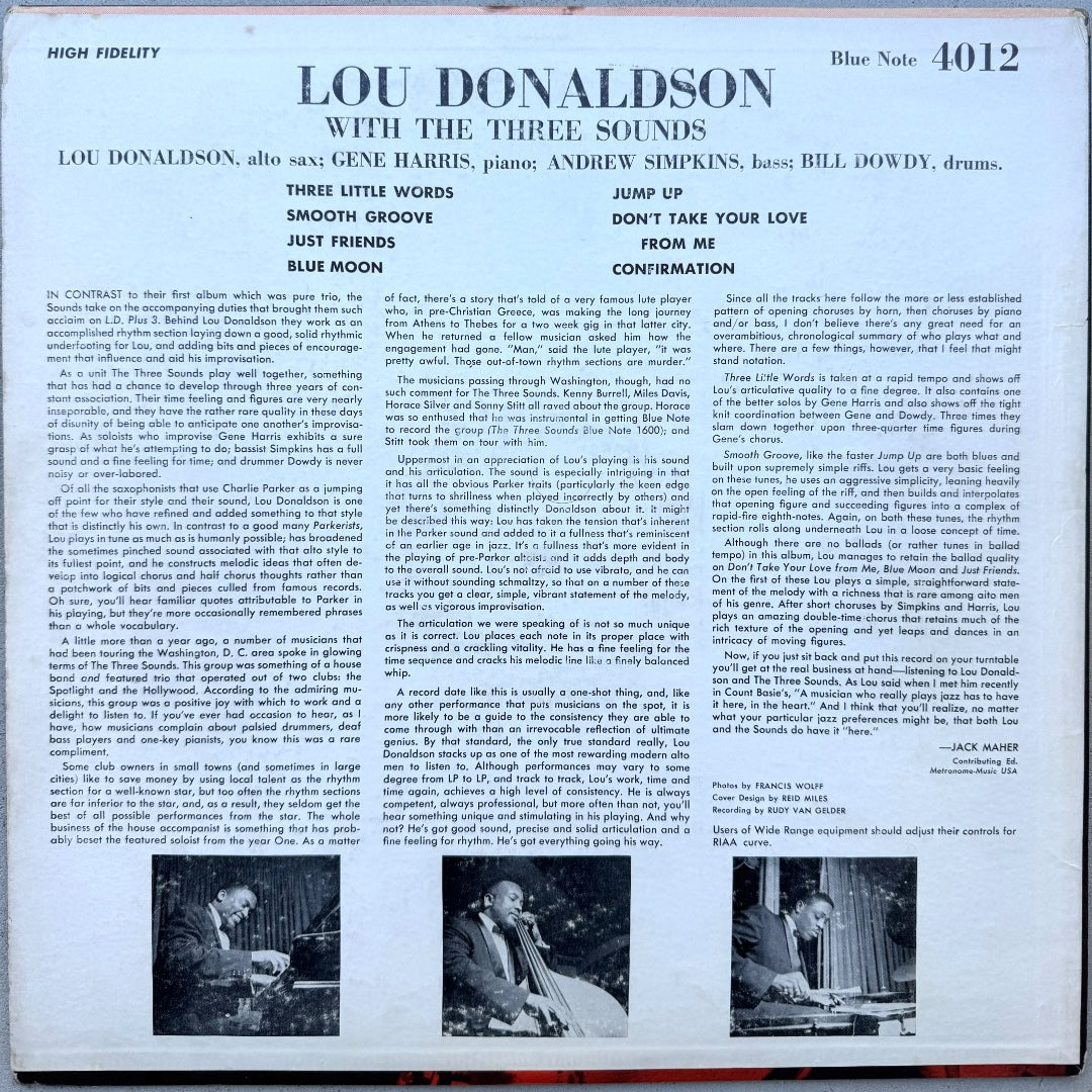 4012/ LOU DONALDSON - LD+3