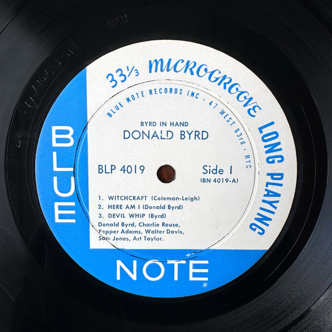 4019/ DONALD BYRD - Byrd In Hand
