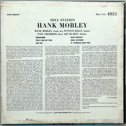 4031/ HANK MOBLEY - Soul Station