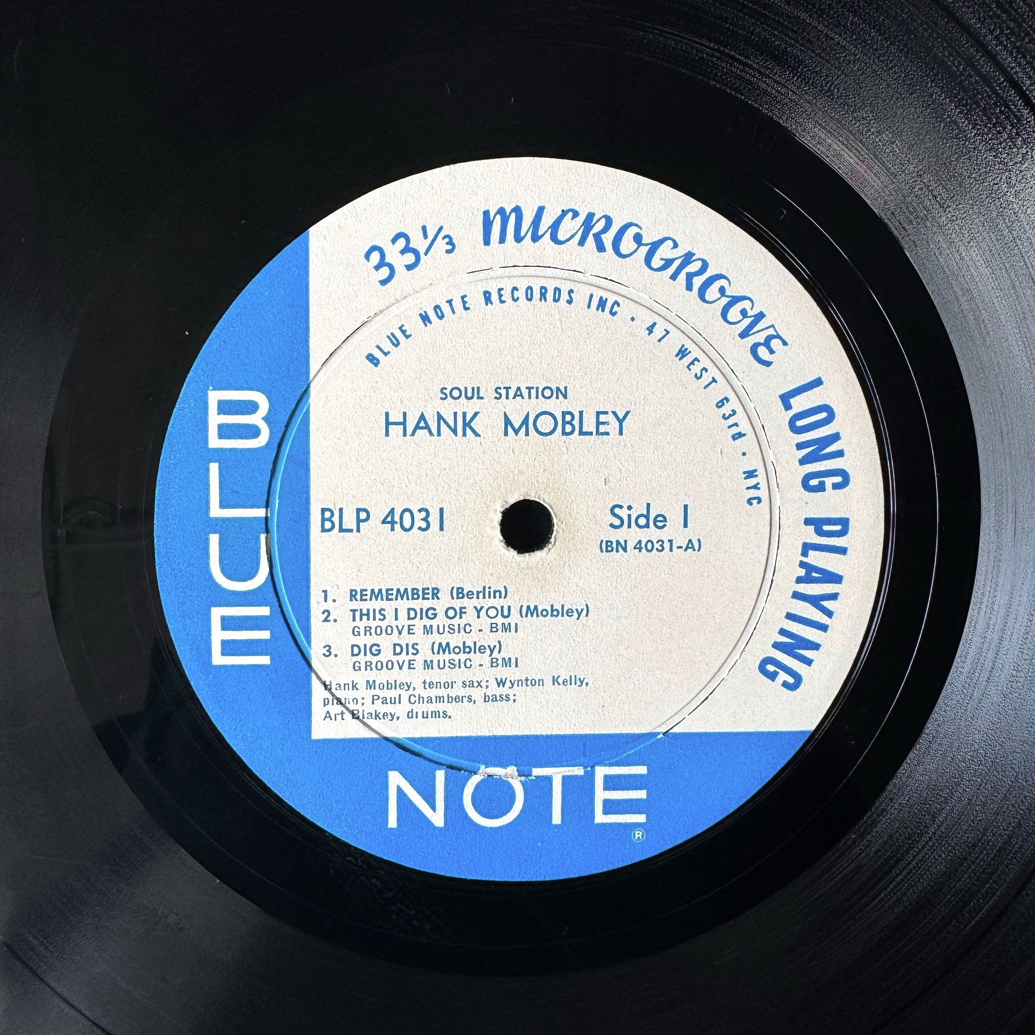 4031/ HANK MOBLEY - Soul Station – 9M