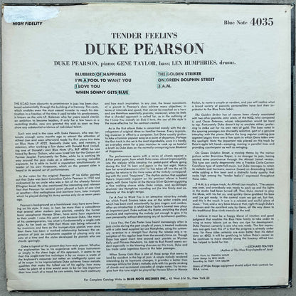 4035/ DUKE PEARSON - Tender Feelin's