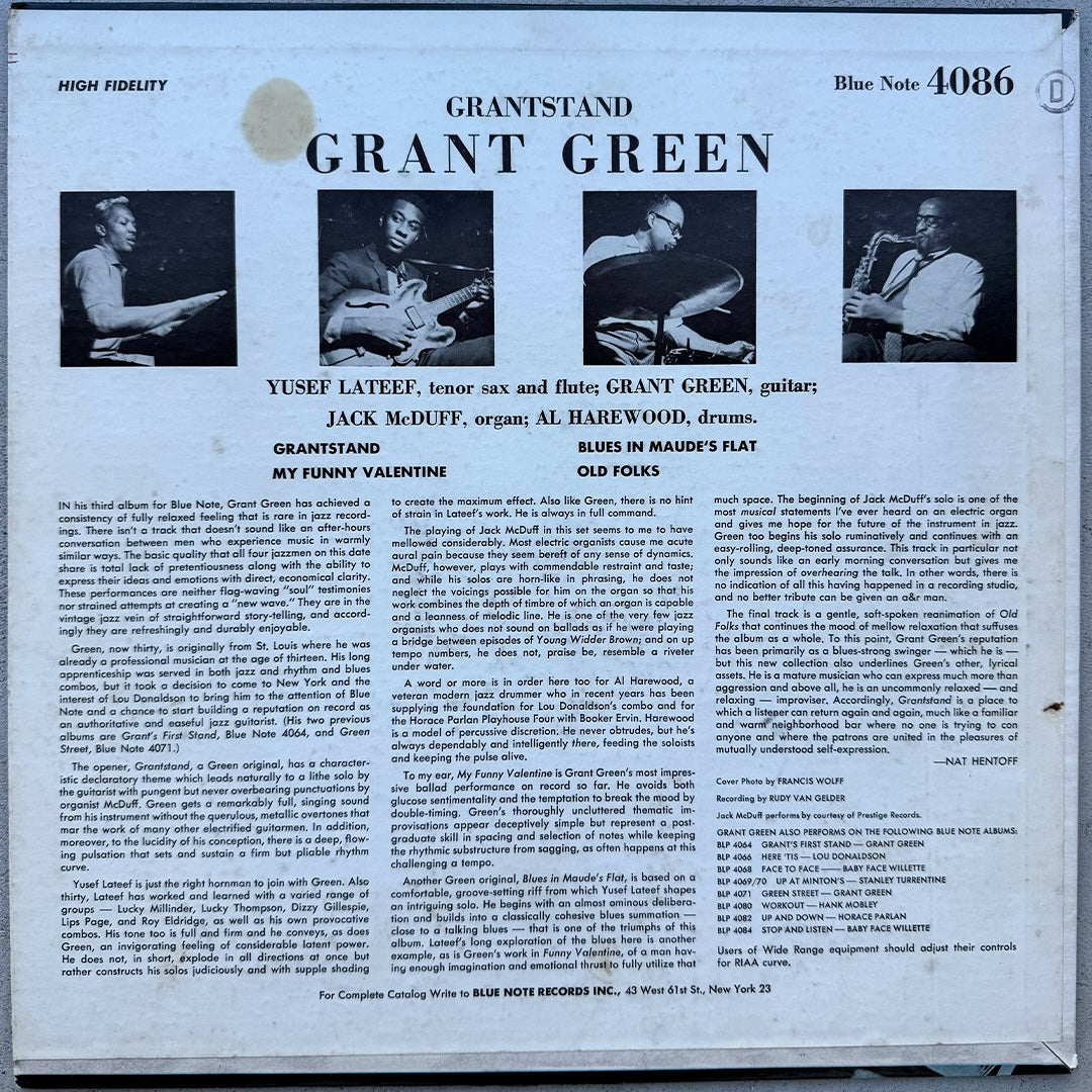 4086/ GRANT GREEN - Grantstand