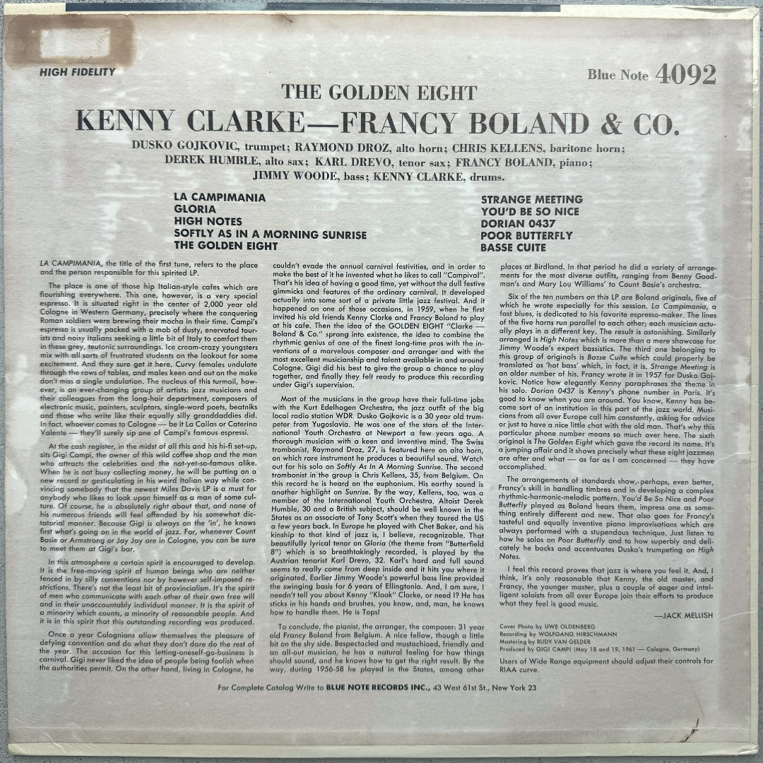 4092/ KENNY CLARKE - The Golden 8