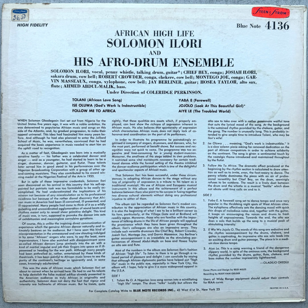 4136/ SOLOMON ILORI - African High Life