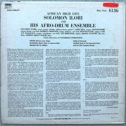 4136/ SOLOMON ILORI - African High Life