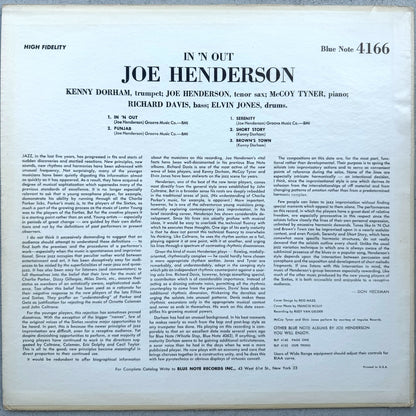 4166/ JOE HENDERSON - In 'N Out