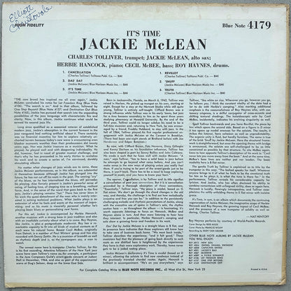 4179/ JACKIE MCLEAN - It's Time