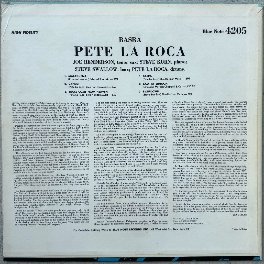 4205/ PETE LA ROCA - Basra