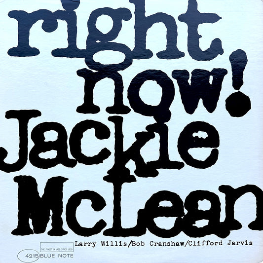 4215/ JACKIE MCLEAN - Right Now