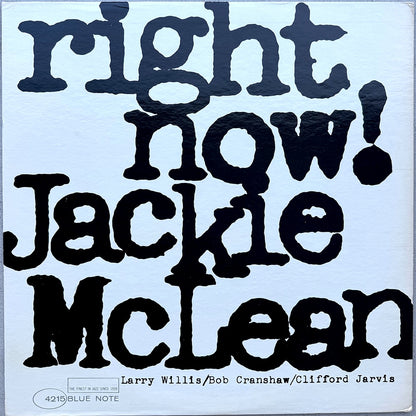 4215/ JACKIE MCLEAN - Right Now