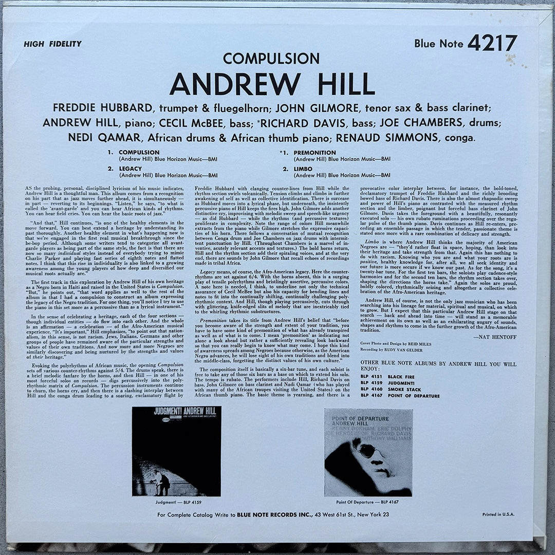 4217/ ANDREW HILL - Compulsion