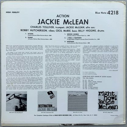 4218/ JACKIE MCLEAN - Action Action Action
