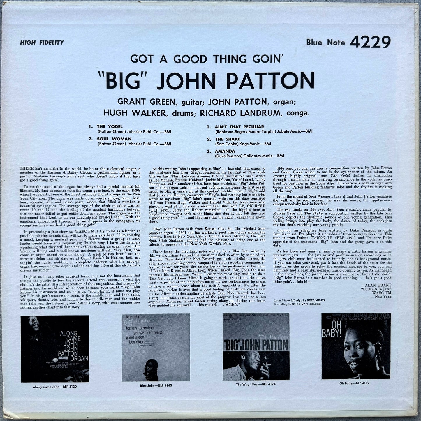 4229/ JOHN PATTON - Got A Good Thing Goin’