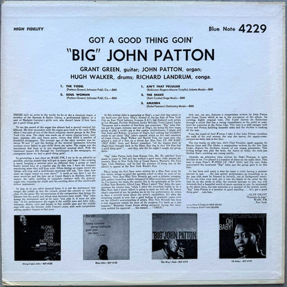 4229/ JOHN PATTON - Got A Good Thing Goin’