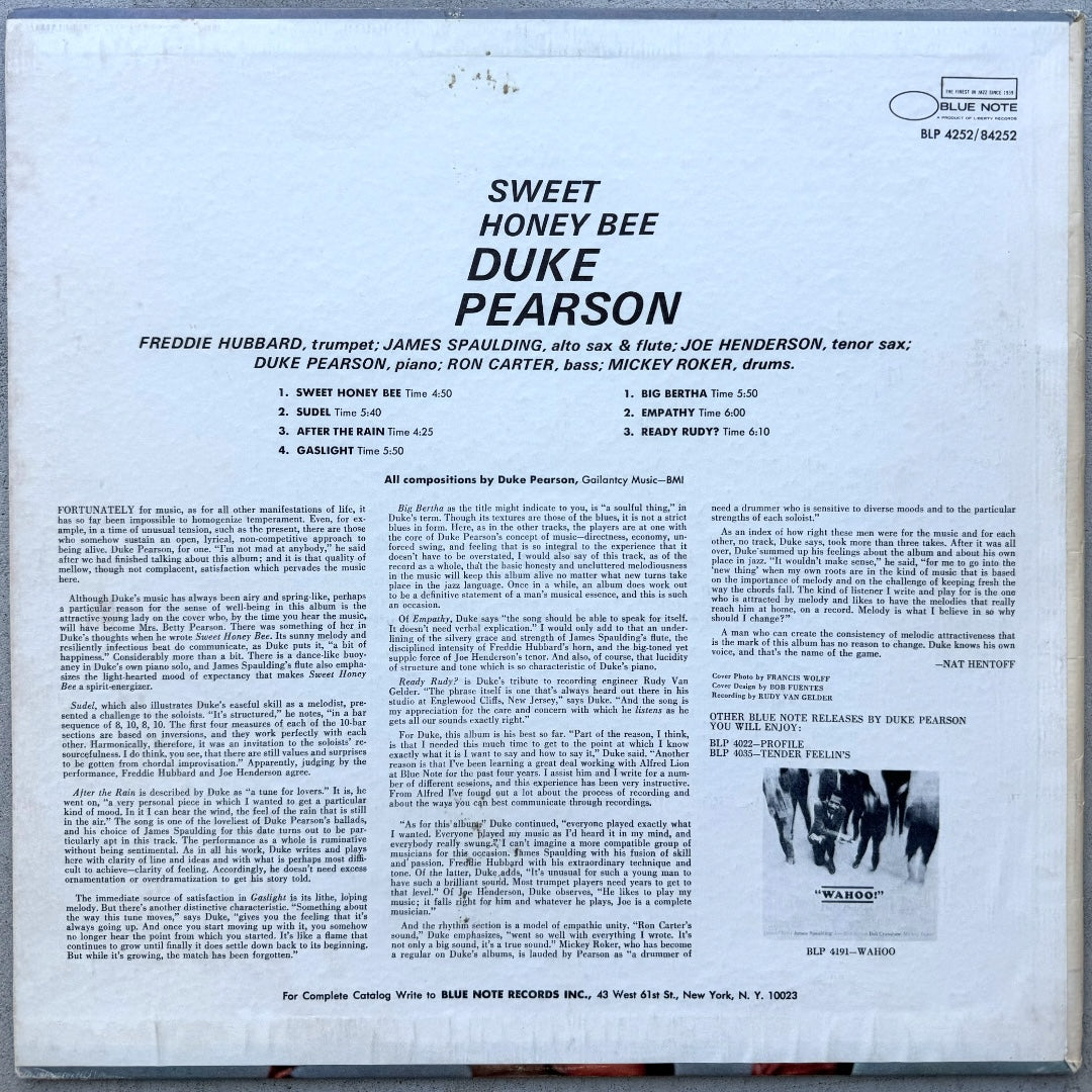4252/ DUKE PEARSON - Sweet Honey Bee