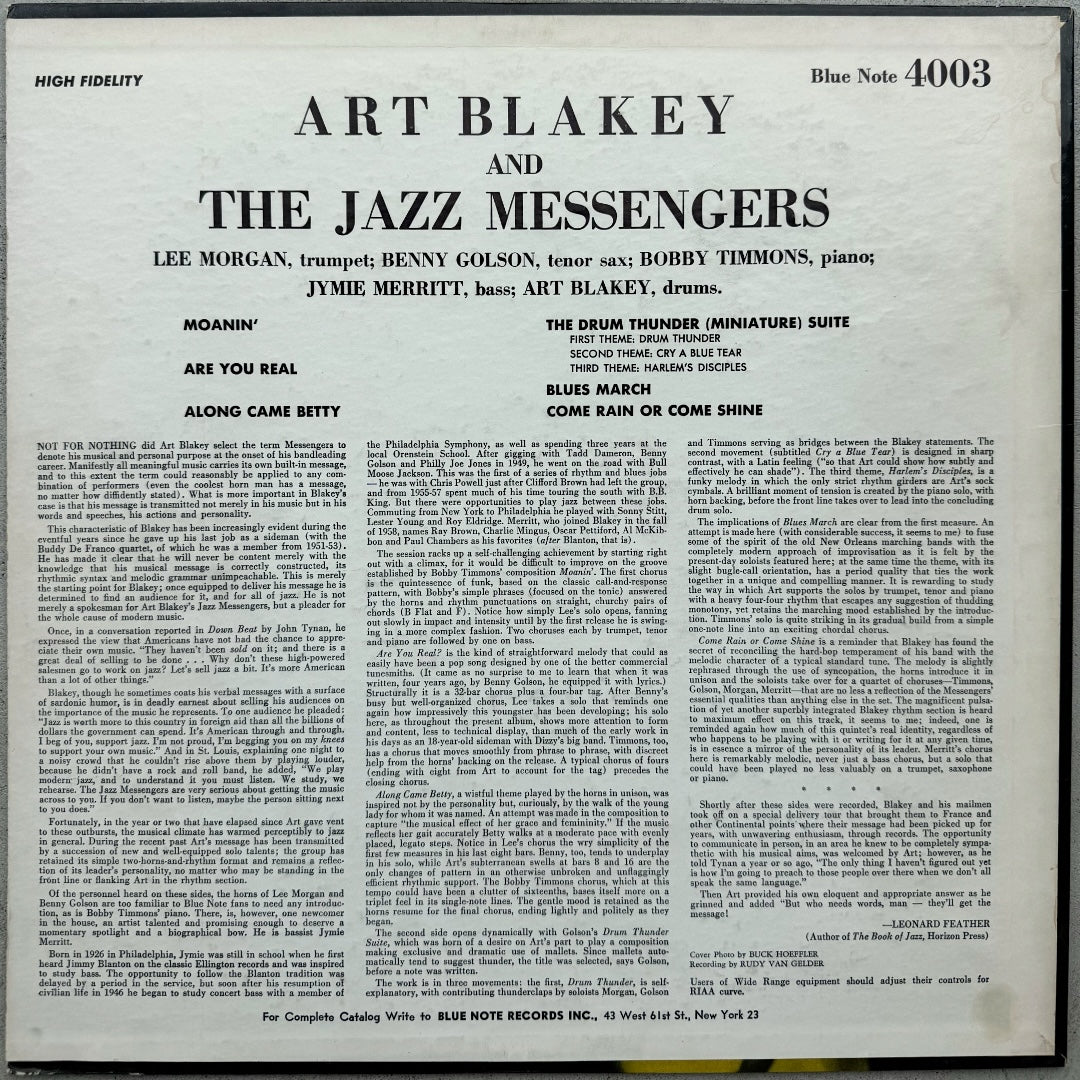84003/ ART BLAKEY - Moanin'
