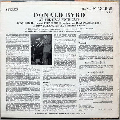 84060/ DONALD BYRD - At The Half Note Vol. 1