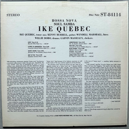 84114/ IKE QUEBEC - Bossa Nova Soul Samba