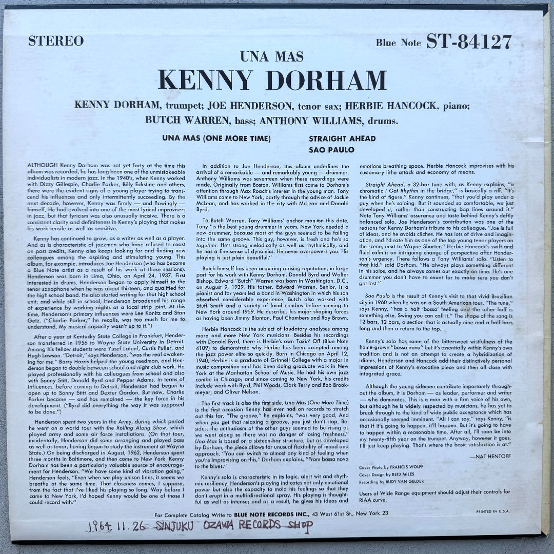 84127/ KENNY DORHAM - Una Mas