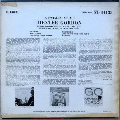 84133/ DEXTER GORDON - A Swingin' Affair