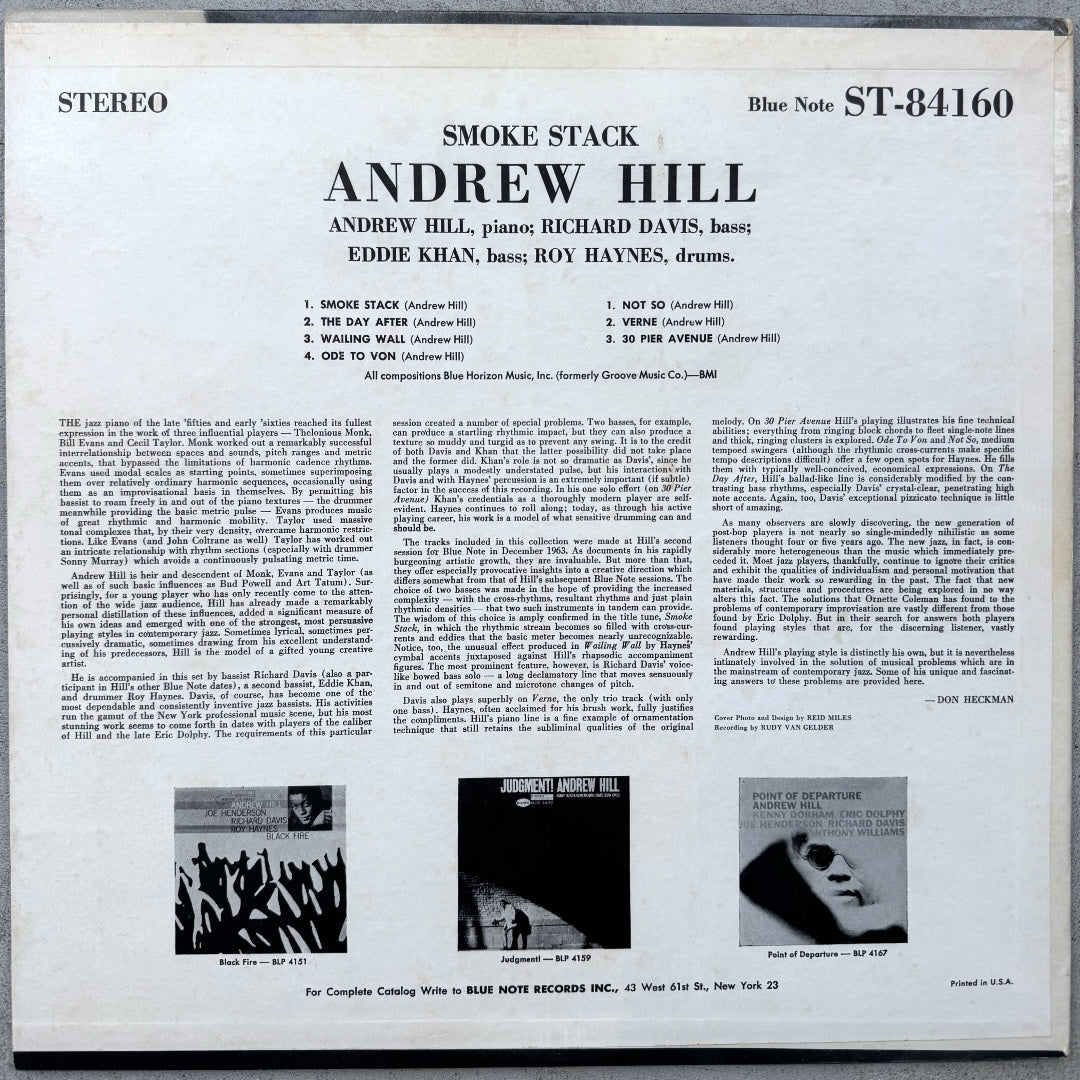 84160/ ANDREW HILL - Smoke Stack