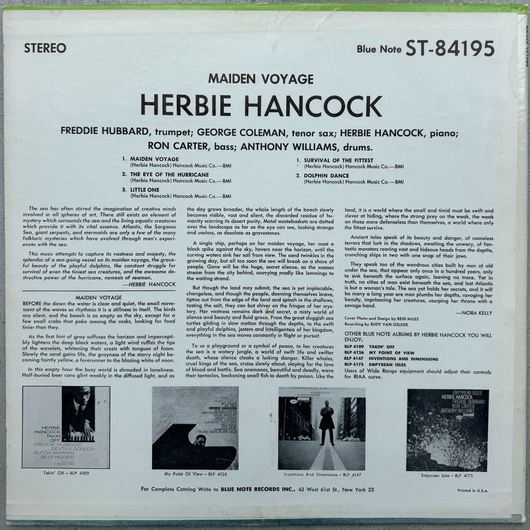 84195/ HERBIE HANCOCK - Maiden Voyage