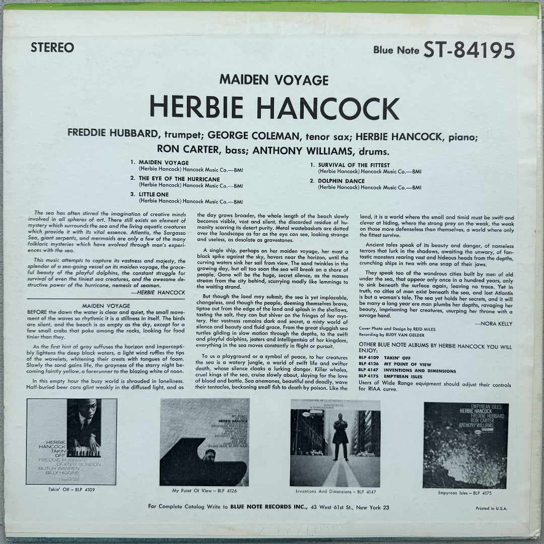 84195/ HERBIE HANCOCK - Maiden Voyage