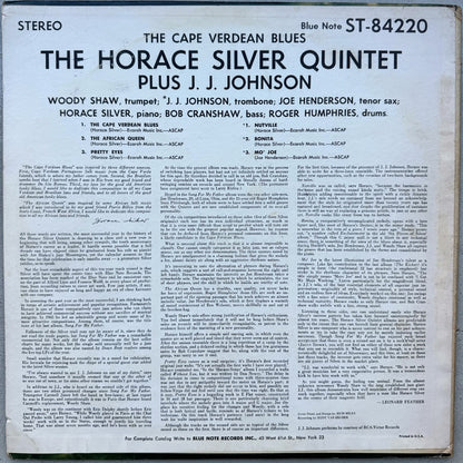 84220/ HORACE SILVER - The Cape Verdean Blues