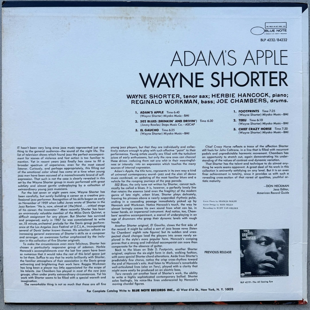 84232/ WAYNE SHORTER - Adam's Apple
